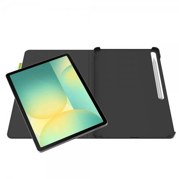 Gecko Covers Samsung Galaxy Tab S10 FE/S10 Lite Kotelo Cactus Folio Musta