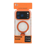 iPhone 17 Pro Max Kuori Sormusteline MagSafe Oranssi