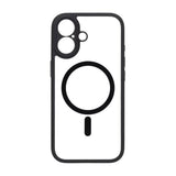iPhone 17 Kuori Kamerareuna MagSafe Musta Läpinäkyvä