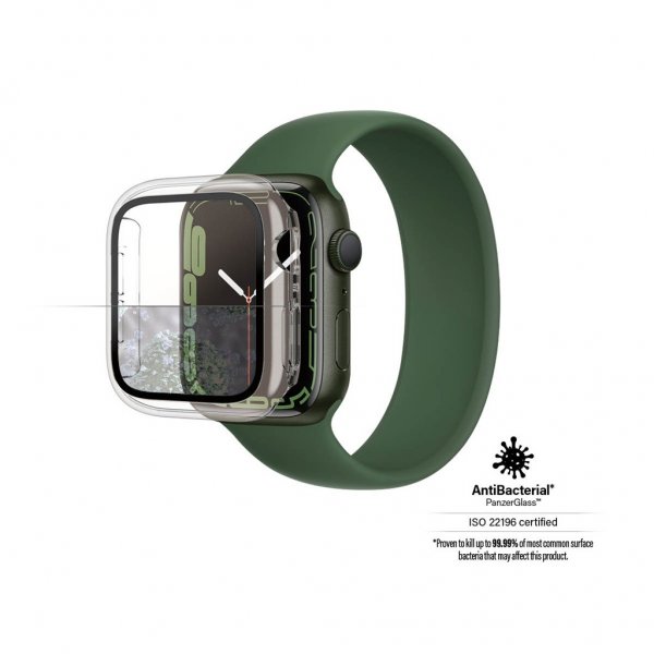 PanzerGlass Apple Watch 41mm Suojakuori ja Näytönsuoja Full Body Protector Läpinäkyvä