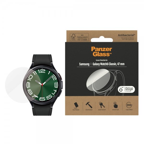 PanzerGlass Samsung Galaxy Watch 6 Classic 47mm näytönsuoja lasi