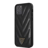 Guess iPhone 12 Pro Max -suojakuori V Quilted musta