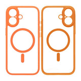 iPhone 17 Kuoret Kamerareunus MagSafe Oranssi Läpinäkyvä