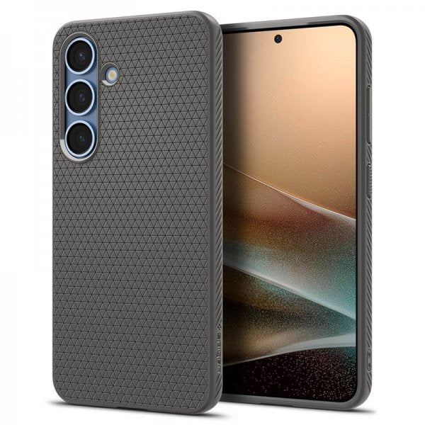 Spigen Samsung Galaxy S25 Plus Kuori Liquid Air Marble Gray