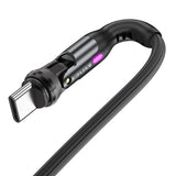 Statik-kaapeli PowerPivot Pro USB-C/USB-C 1m Musta