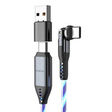 Statik-kaapeli PowerPivot Pro USB-C/USB-C 1 m Globright Blue