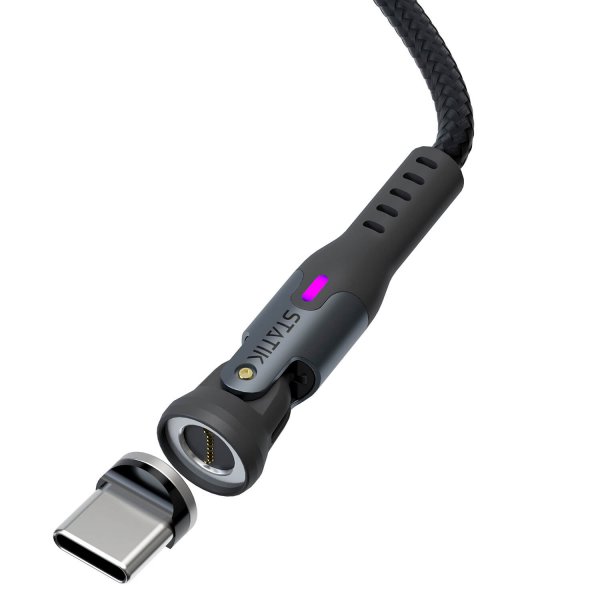 Statik Kaapeli 360 Pro USB-C/Lightning/Micro-USB 1m Musta
