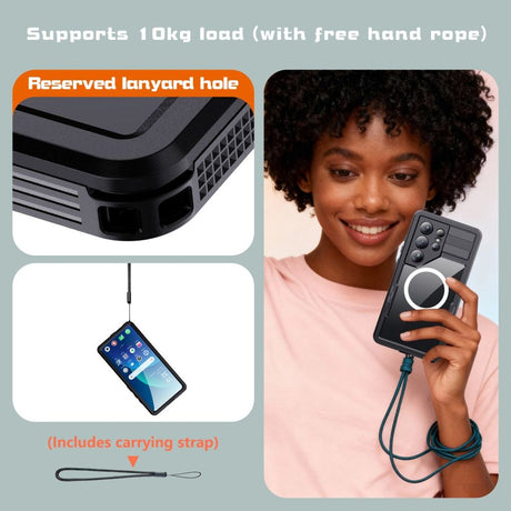 Redpepper Samsung Galaxy S26 Ultra Kuori Vesitiiveys IP68 MagSafe Musta