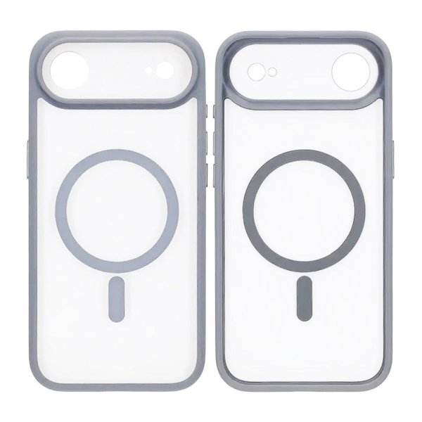 iPhone Air Kuori Kamerasuoja MagSafe Harmaa Läpinäkyvä