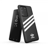 Adidas Samsung Galaxy S20 Ultra Kuori OR 3 Stripes Snap Case Musta