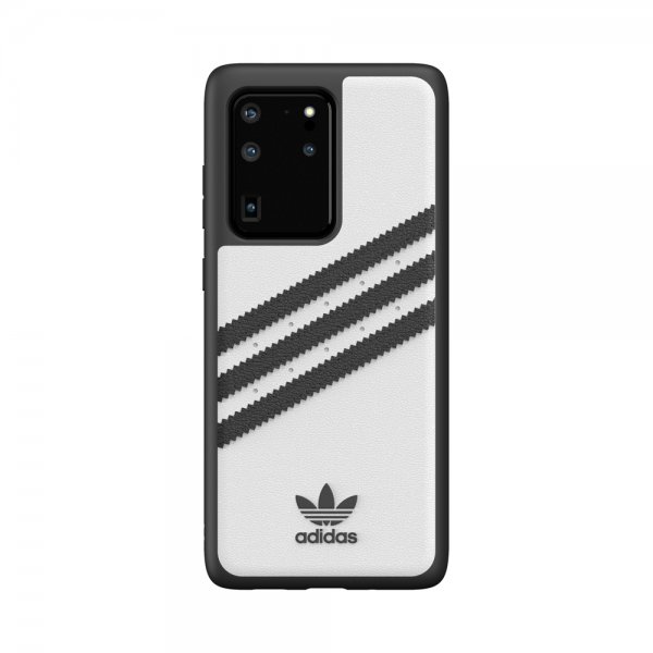 Adidas Samsung Galaxy S20 Ultra Kuori OR 3 Stripes Snap Case Valkoinen