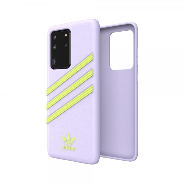 Adidas Samsung Galaxy S20 Ultra Kuori OR 3 Stripes Snap Case Violetti