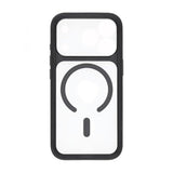 iPhone 17 Pro -kuoret kamerasuojalla MagSafe, läpinäkyvä/musta