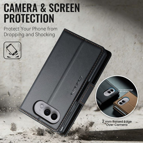 CaseMe iPhone Duo Kotelo 023 Series Musta