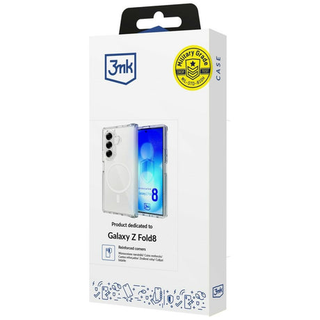 3mk Samsung Galaxy Z Fold 8 Ultra Kuori Armor MagCase Kirkas