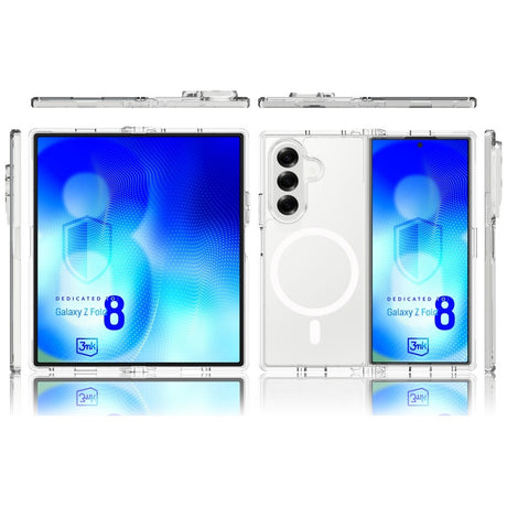 3mk Samsung Galaxy Z Fold 8 Ultra Kuori Armor MagCase Kirkas