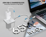 SiGN 65W Snabbladdare USB-C PD Valkoinen