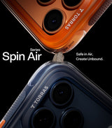 Torras iPhone 17 Pro Max Kuori Ostand Q3 Air Energy Oranssi