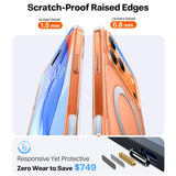 Torras iPhone 17 Pro Kuori Ostand Q3 Spin Kirkas