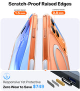 Torras iPhone 17 Pro Max Kuori Ostand Q3 Spin Kirkas