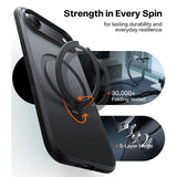 Torras iPhone Air Kuori Ostand Q3 Spin Obsidian Black