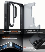 Torras Samsung Galaxy S26 Ultra Kuori Ostand Q3 Spin Obsidian Black