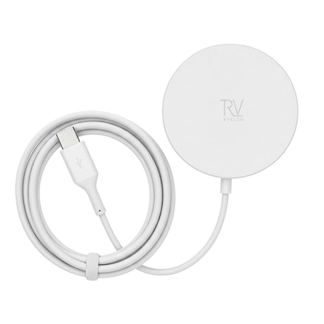 Rvelon Langaton MagSafe Laturi Qi2 15W USB-C - Valkoinen