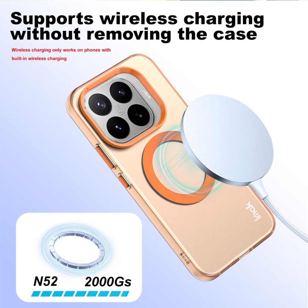 Imak Xiaomi 17T Kuori Candy Color MagSafe Oranssi