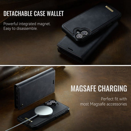 CaseMe iPhone 17 Kotelo C49 Series Musta
