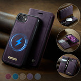 CaseMe iPhone 16e/iPhone 17e Kotelo C49 Series Violetti