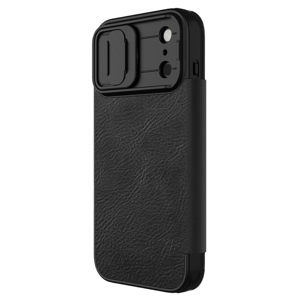 Nillkin iPhone 17 Pro/iPhone 18 Pro Kotelo Qin Pro Musta
