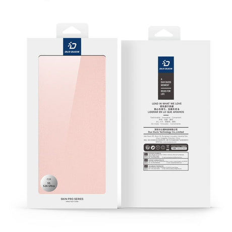 Dux Ducis Samsung Galaxy S26 Ultra Kotelo Skin Pro Series Vaaleanpunainen