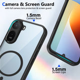 Xiaomi Redmi A7 Pro Kuori Kirkas Baksida MagSafe Musta