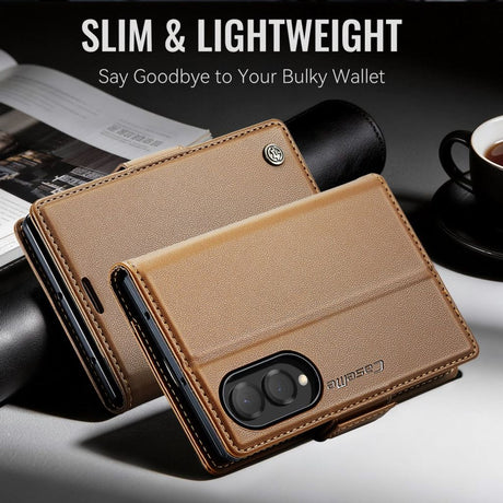 CaseMe Samsung Galaxy Z Fold 8 Kotelo 023 Series Ruskea