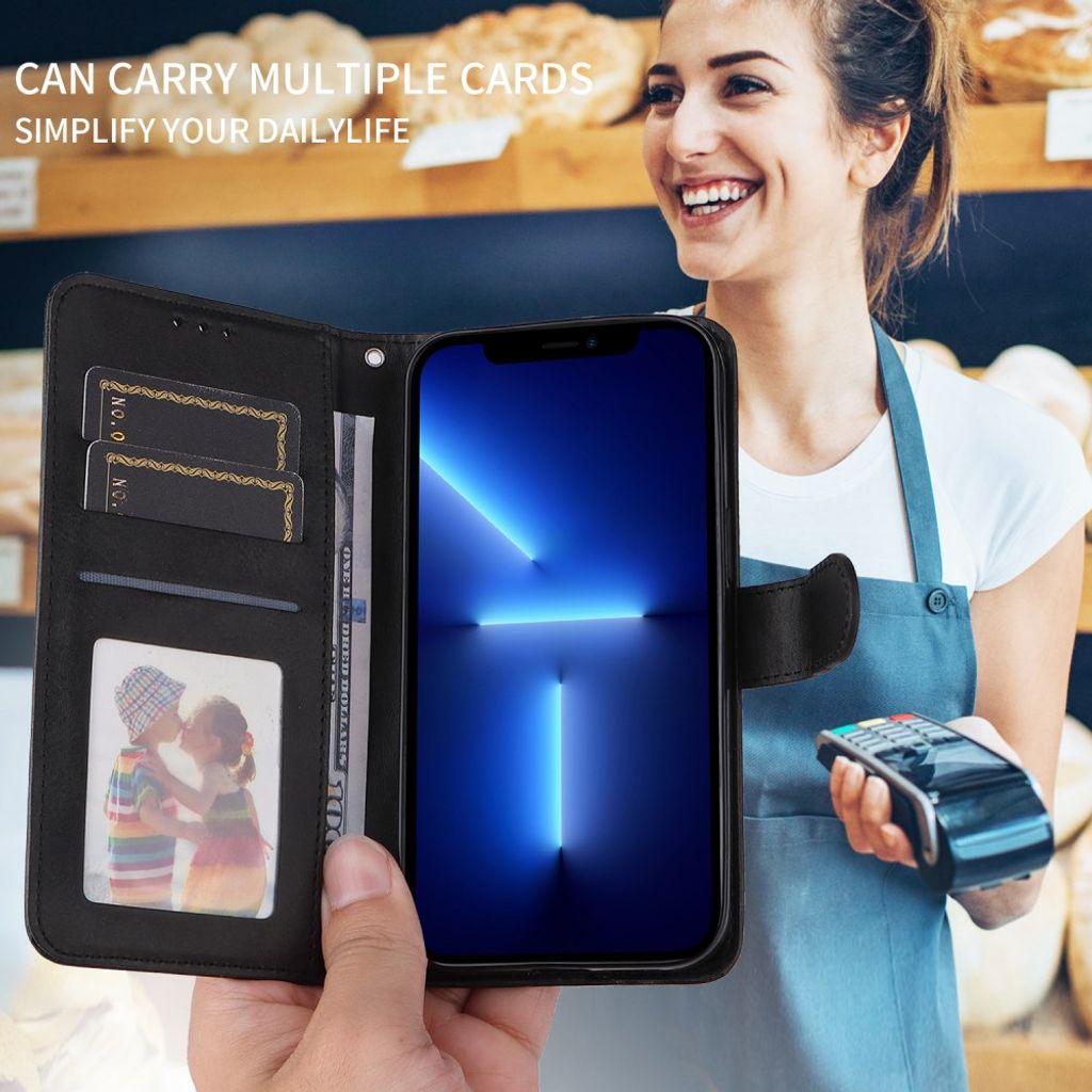 Oppo Find X9 Pro Kotelo ja Korttitasku Musta