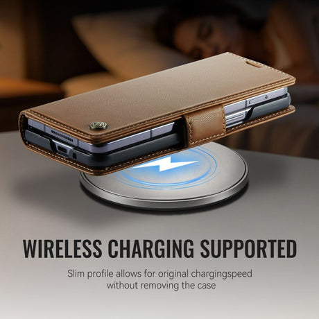 CaseMe Samsung Galaxy Z Fold 8 Ultra Kotelo 023 Series Ruskea
