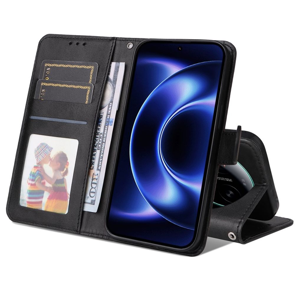 Xiaomi 17 Ultra Kotelo Korttitaskulla Musta