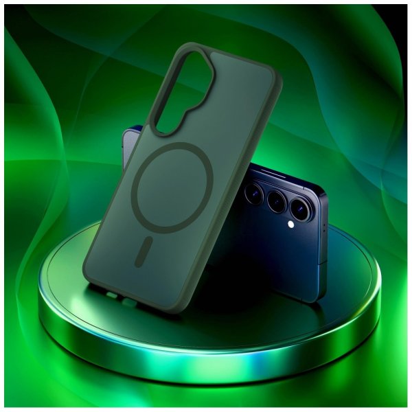 3mk Samsung Galaxy S26 Kuori Smoke MagCase Vihreä