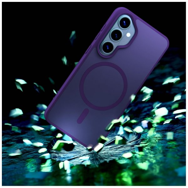 3mk Samsung Galaxy S26 Kuori Smoke MagCase Violetti