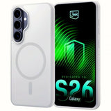 3mk Samsung Galaxy S26 Kuori Smoke MagCase Valkoinen