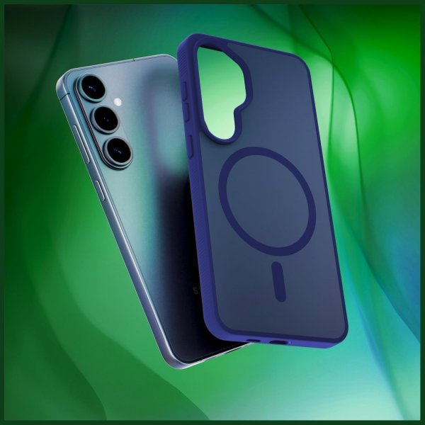 3mk Samsung Galaxy S26 Plus Kuori Smoke MagCase Sininen