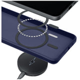 3mk Samsung Galaxy S26 Plus Kuori Smoke MagCase Sininen