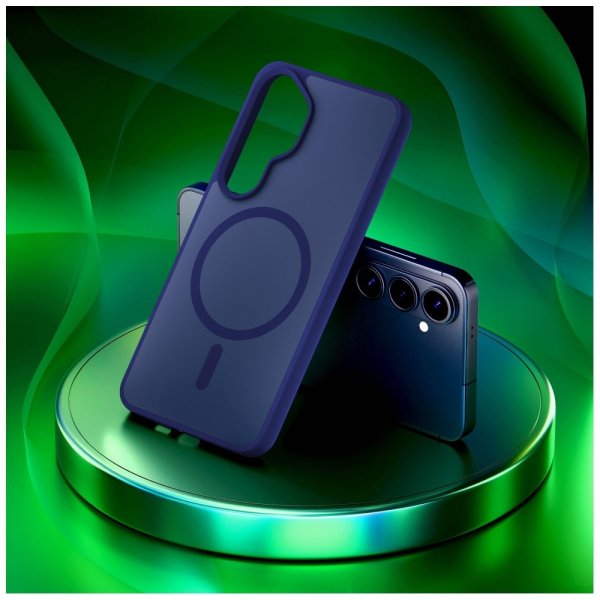 3mk Samsung Galaxy S26 Plus Kuori Smoke MagCase Sininen