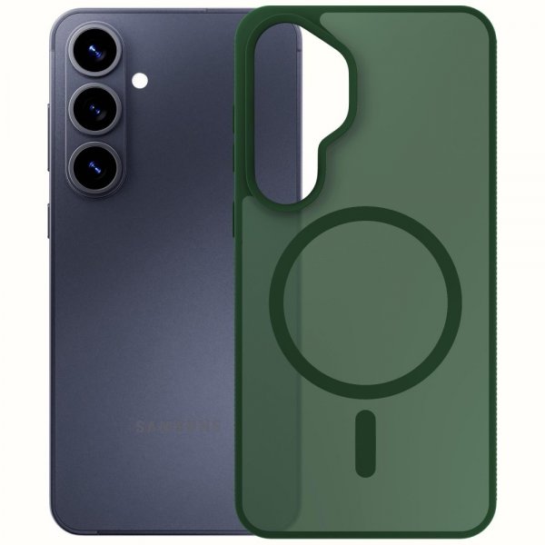 3mk Samsung Galaxy S26 Plus Kuori Smoke MagCase Vihreä