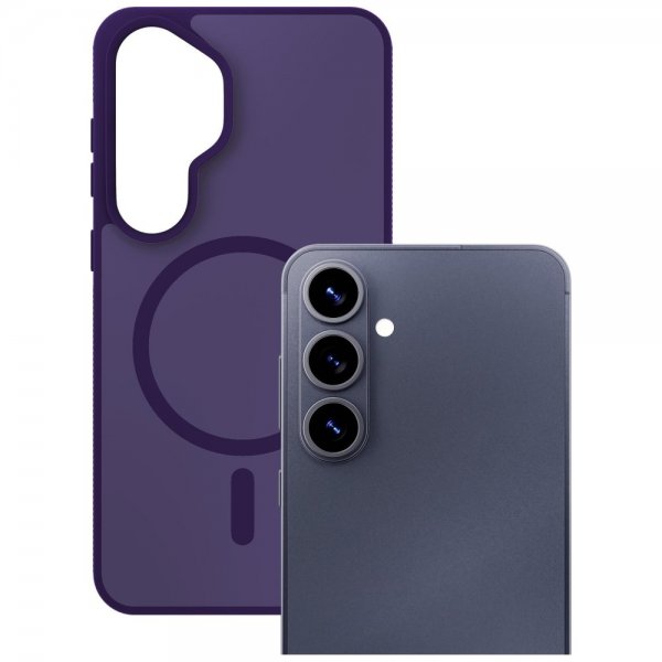 3mk Samsung Galaxy S26 Plus Kuori Smoke MagCase Violetti