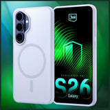 3mk Samsung Galaxy S26 Plus Kuori Smoke MagCase Valkoinen