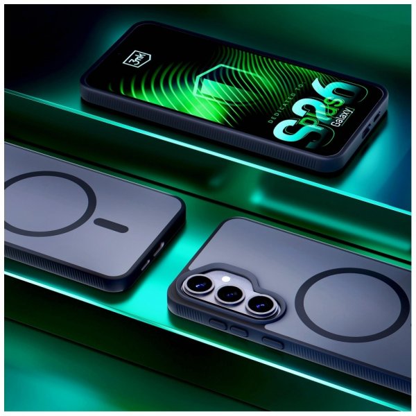 3mk Samsung Galaxy S26 Plus Kuori Smoke MagCase Musta