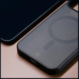3mk Samsung Galaxy A37 Kuori Smoke MagCase Musta