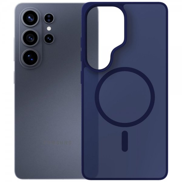 3mk Samsung Galaxy S26 Ultra Kuori Smoke MagCase Sininen