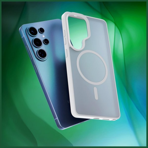 3mk Samsung Galaxy S26 Ultra Kuori Smoke MagCase Valkoinen